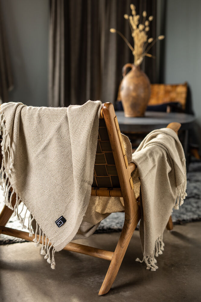 

KL Kolstorp Plaid Natur Onesize